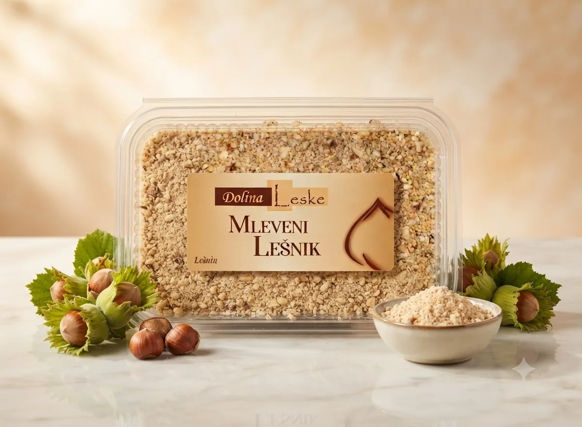 Mleveni lešnik iz Padine