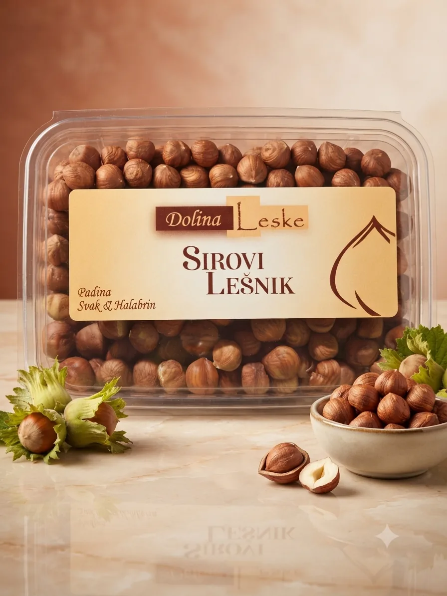 Sirovi lešnik iz Padine